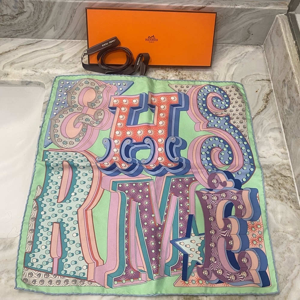 Hermes scarf 45